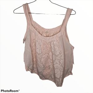 Rip Curl/ Barbiecore 🩷 side tie up Tank Top